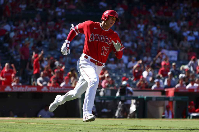 【MLB】大谷翔平、165キロのメジャー通算100二塁打を放ちマルチ安打の活躍 エ軍大敗でプレーオフ逃す 画像