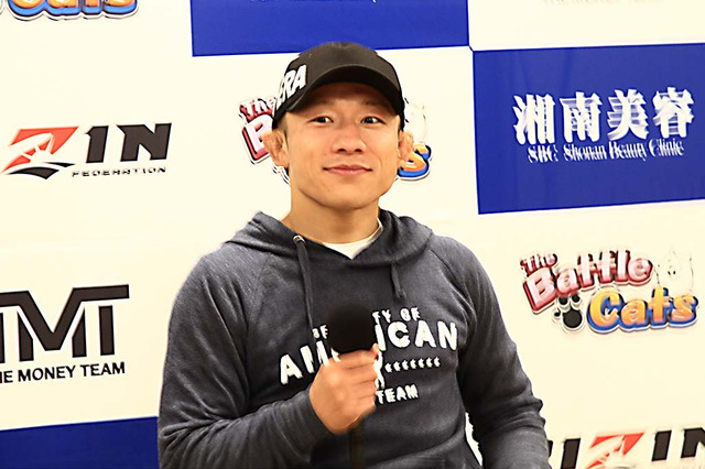 【RIZIN.38】凱旋勝利の堀口恭司が安堵の表情　今後は「格闘技界を盛り上げたい」「Bellatorでベルトを」 画像