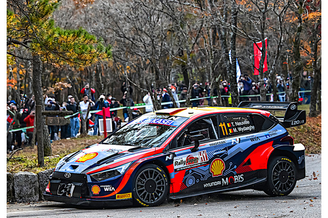 【WRC】ラリージャパン・デイ3、トヨタ勢首位陥落　ヌービルがトップで最終日へ 画像