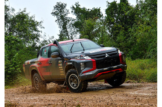 【アジアクロスカントリーラリー】チーム三菱ラリーアートが復活参戦、21日に開幕　「タフな挑戦へ準備万端」と増岡浩・総監督 画像