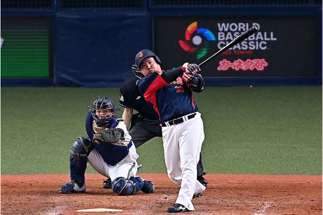 【WBC】侍ジャパン・山川穂高にも待望の一発、大谷翔平もスタンドとともに「どすこい！」 画像