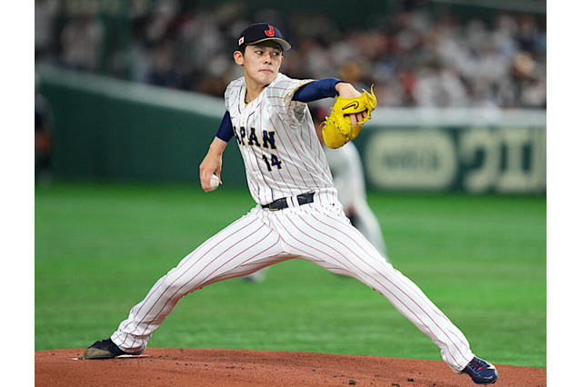 【WBC】佐々木朗希、チェコ共和国相手に奪三振ショー　3回2/3を投げ8K2安打1失点で上々の世界デビュー 画像