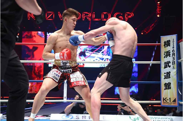 【K1】野杁正明、無慈悲な1R鮮烈KO　“怪物帰還”を強烈アピール「どんどん世界に喧嘩売る」 画像