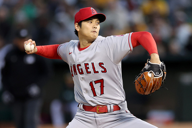 【MLB】大谷翔平、今季初勝利へ6回10奪三振無失点の快投　最速162キロと躍動 画像