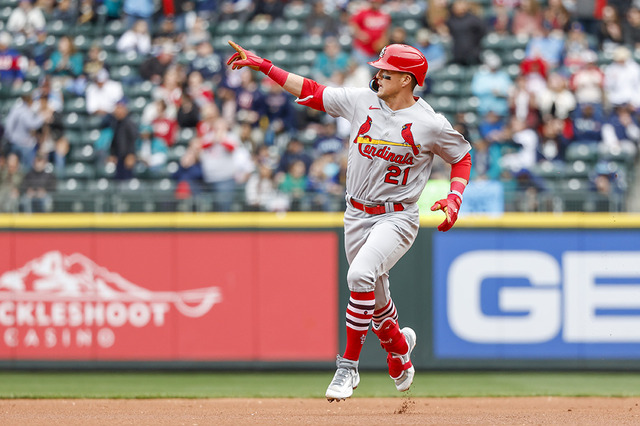 【MLB】ラーズ・ヌートバー、先頭打者アーチに猛打賞で出塁率は驚異の.500 カージナルスの快勝に貢献 画像