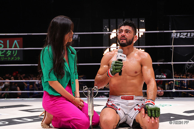 【RIZIN.42】ホベルト・サトシ・ソウザ、ベラトール強豪に判定勝ちも涙の土下座　「大晦日、ごめんなさい」 画像