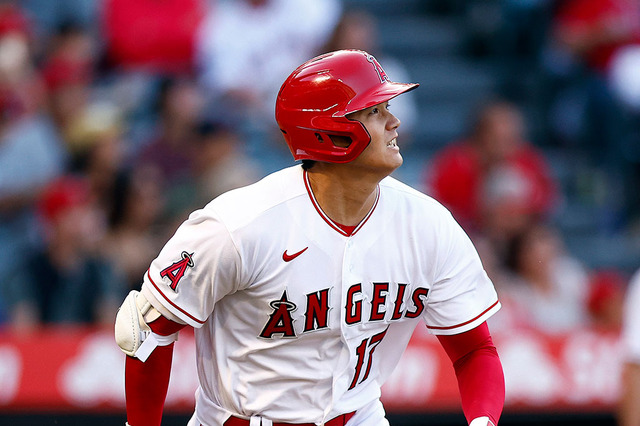 【MLB】大谷翔平、センターへの120メートル大飛球は今季第8号ならず　「オオタニが本塁打を損した」 画像