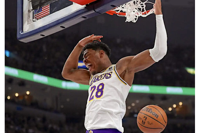 【NBA】八村塁のロサンゼルス・レイカーズはウォリアーズに大勝で2勝1敗とリード プレーオフ2回戦 画像