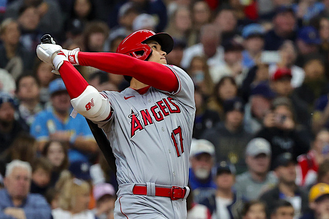 【MLB】大谷翔平、今季初の二刀流弾丸第9号　“ルース生誕の地”で「信じられない、怪物的一発」と実況も驚愕 画像