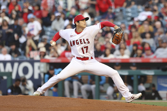 【MLB】大谷翔平、6回10三振2失点で6勝目の権利　今季4度目2桁Kで奪三振ア・リーグ単独首位 画像