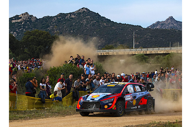 【WRC】第6戦ラリー・イタリア サルディニア初日 トヨタ勢トップは勝田貴元 画像
