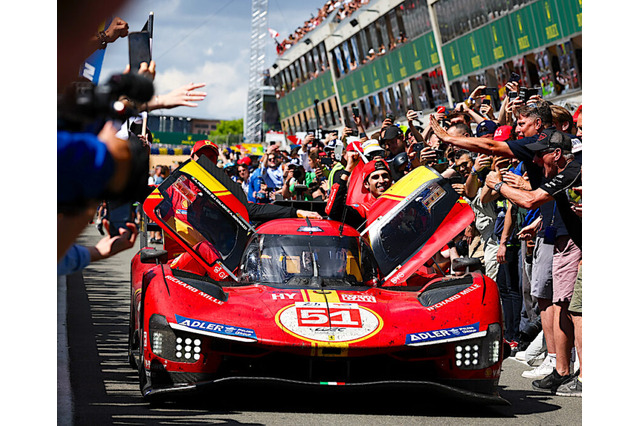 【WEC】第4戦ル・マン24時間　雨、大クラッシュ…トヨタ6連覇ならず2位、フェラーリが100周年記念大会を制す 画像