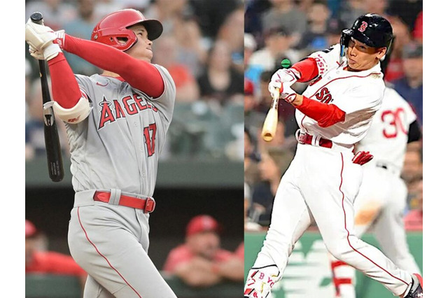 【MLB】絶好調の大谷翔平と4安打復調の吉田正尚　3割超えの2人に高まるイチロー、松井秀喜以来の“偉業” 画像