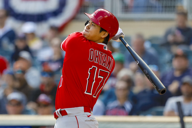 【MLB】大谷翔平、初回に今季“最速”186キロ弾丸二塁打　実況も「ロケットダブルだ！」と驚愕 画像