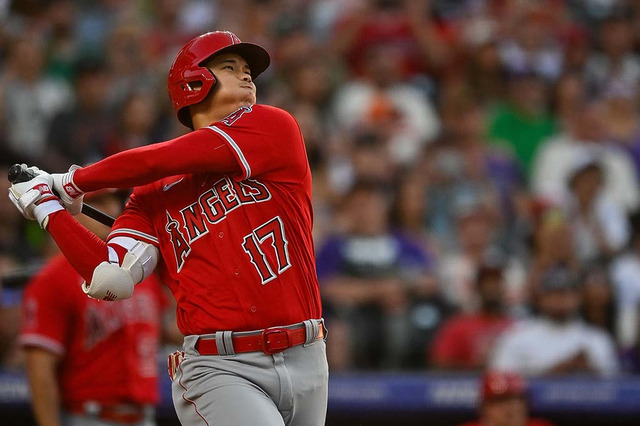 【MLB】大谷翔平、第25号・日米通算200号メモリアル弾含むサイクル王手も実らず　エ軍終盤に満塁弾浴び逆転負け 画像
