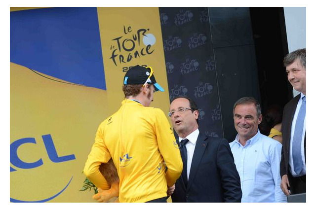 ウィギンスがツール・ド・フランス初制覇に王手 画像