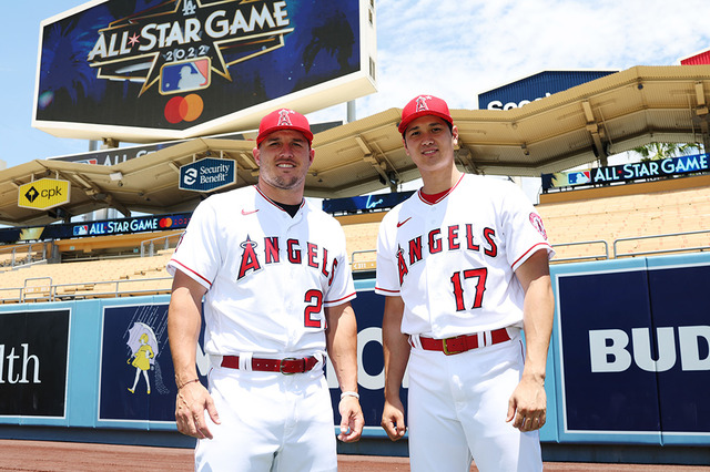 【MLB】大谷翔平に続いた“相棒”トラウト　圧巻の連続三塁打に米放送局も「ダイナミックデュオ」と称賛 画像