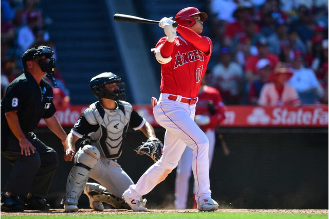 【MLB】大谷翔平、134メートル特大29号は“ゴジラ超え”と球団新の月間14本 実況も「信じられない」と絶句 画像