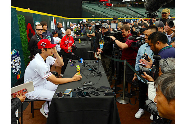 【MLBオールスター2023】「大谷翔平、狂騒曲をはじめよう」と米メディアもユニコーンを巡る加熱報道にびっくり 画像