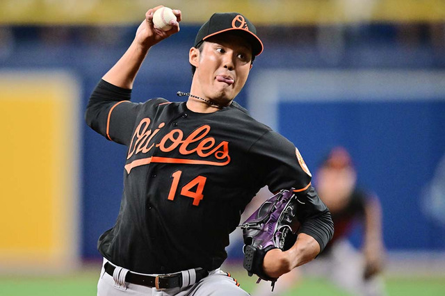 【MLB】藤浪晋太郎、背番号「14」でオリオールズデビュー登板　出会い頭の一発浴びるも12試合連続無四球と安定 画像