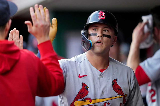 【MLB】初4番のラーズ・ヌートバー、決勝の押し出し含め1安打3四球 「美しい女性たちはこんな風に歩く」とチーム公式が称賛 画像