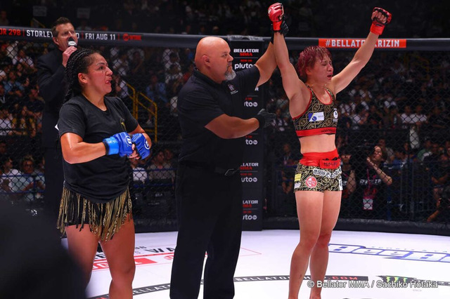 【超RIZIN2】渡辺華奈、3年半ぶり“涙の凱旋V” 「男子のフライ級と並びたい」 画像