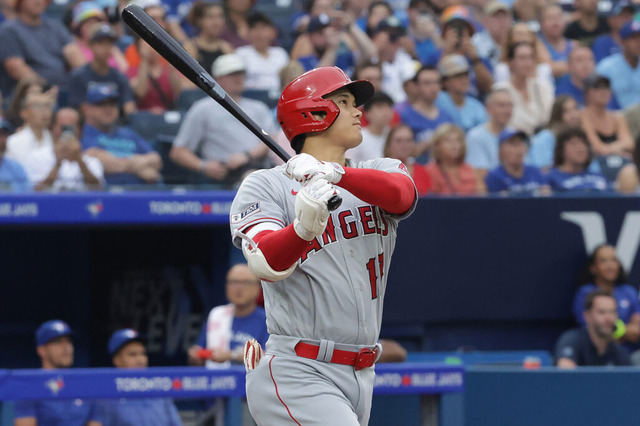 【MLB】大谷翔平「2番DH」 4戦4勝の絶好調“28歳新人右腕”から8試合ぶり41号で上昇気流に乗るか 画像