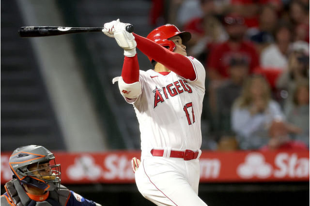 【MLB】大谷翔平「2番DH」 前回“怪物級”の一発を放った投手から11試合ぶりの45号なるか 画像