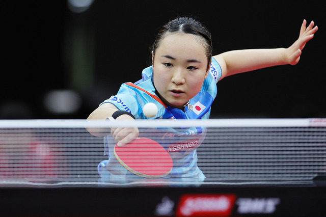 【卓球 アジア選手権】伊藤美誠が“打倒中国”と優勝へ向けて好スタート インド選手に貫録ストレート勝ち 画像