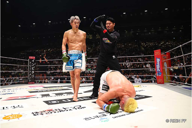 【RIZIN44】安保瑠輝也、ローブロー2回の“悶絶”喧嘩マッチを制して初勝利「これからも盛り上げたい」 画像