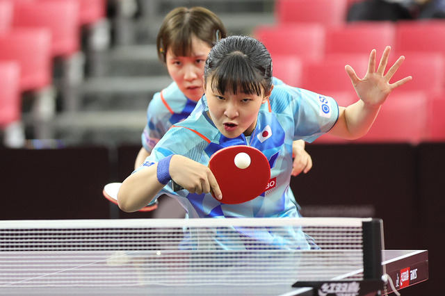 【アジア大会 卓球】日本女子が台湾に快勝でメダル確定 3番手抜擢の張本美和が3-1で準決勝進出に貢献 画像