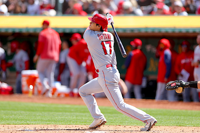 【MLB】大谷翔平が「21本」でトップに君臨するのは…個性派ぞろいの“打球方向別”本塁打ランキング 画像