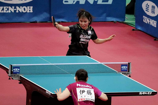 平野美宇、“ライバル”伊藤美誠に意地のストレート勝ちで涙「絶対後悔しない」 選考会での成長に「自分が努力してきた」と誇る【全農CUP大阪】 画像