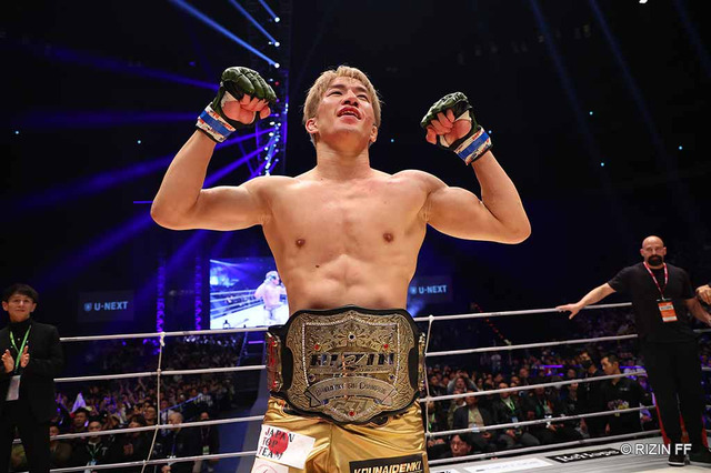 【RIZIN.45】朝倉海、大晦日の“呪縛”を解くアーチュレッタ狩りのテンカオ葬　「兄貴も来年、チャンピオンに」 画像