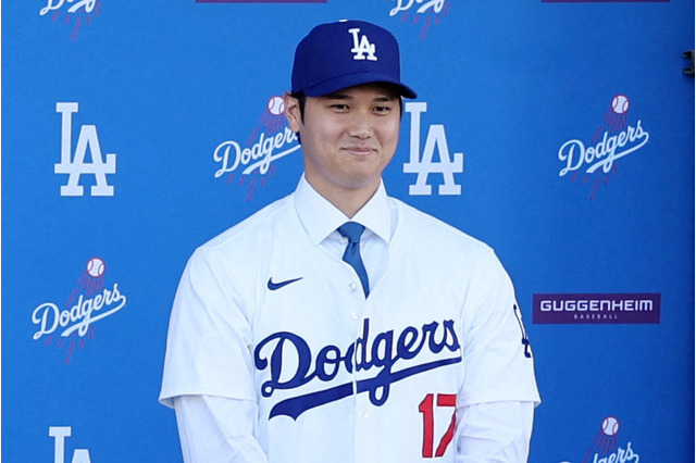 【MLB】大谷翔平、ド軍移籍1年目でMVPの可能性は？　オッズ公開、23年受賞のアクーニャJr.、同僚ベッツら強力ライバル 画像