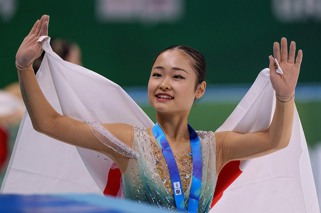 「まさに傑作」15歳島田麻央、ユース五輪で日本女子初金メダルの快挙　期待のホープが結果残す「これは私にとって目標」【フィギュア】 画像