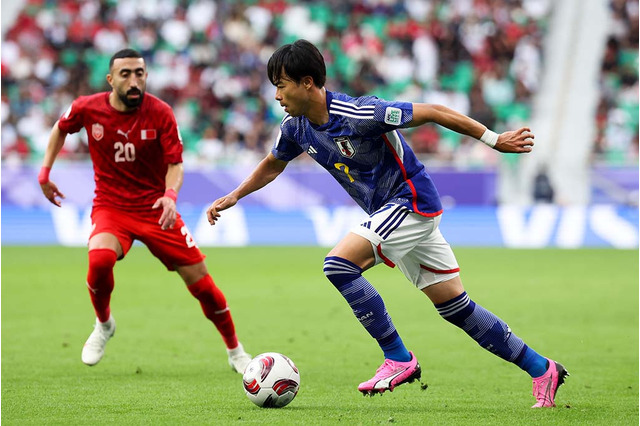 「芸術の域」三笘薫が復帰戦で“別次元”のドリブル　今大会初出場で抜群の存在感示す【アジア杯】 画像