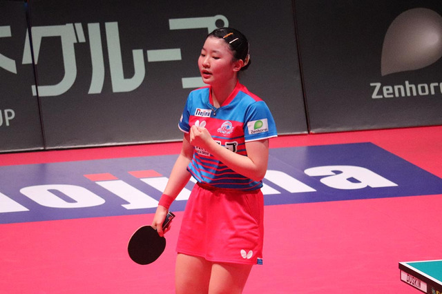 前日2敗の張本美和が単複2点起用でリベンジ成功 KA神奈川が九州撃破、平野美宇は出場なし【Tリーグ】 画像