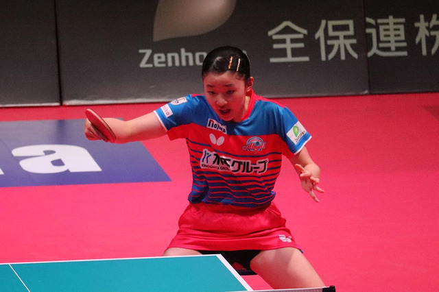 張本美和、リベンジ成功に「凡ミスがないように」 叱咤激励の指揮官も意図を説明「期待しているし刺激を与えるため」【Tリーグ】 画像