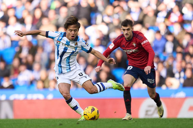 まさに「リーダー」だった久保建英　チームを牽引したオサスナ戦での働きに、スペイン大手紙称賛「逆サイドに流れた攻撃を有効利用」【ラ・リーガ】 画像