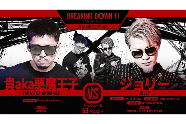 【BreakingDown11】安保瑠輝也の愛弟子ジョリーが“急成長”、地下格レジェンドに勝利「冷静さから自信を感じた」 画像