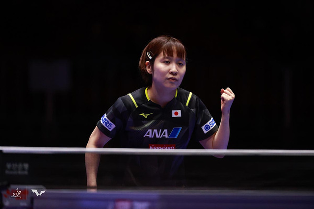 平野美宇がストレートで5大会連続メダル決めた　みうみまひな“黄金世代”が躍動でベスト4進出【世界卓球】 画像