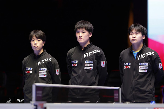 パリ行き確定の日本男子は松島輝空、張本智和、篠塚大登で“王国撃破”狙う　メダルかけた中国との大一番【世界卓球】 画像