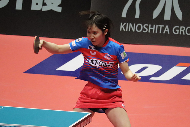 “五輪コンビ”が躍動 平野美宇が世界8位の韓国エース撃破 2点起用の張本美和は「今日のダブルスは苦しかった」【Tリーグ】 画像