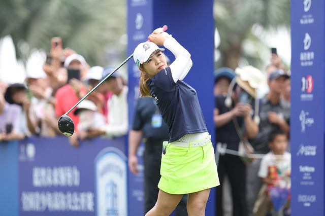 古江彩佳、最終日に圧巻の7バーディ「65」で優勝争い加わる　通算14アンダー暫定2位タイでフィニッシュ 画像