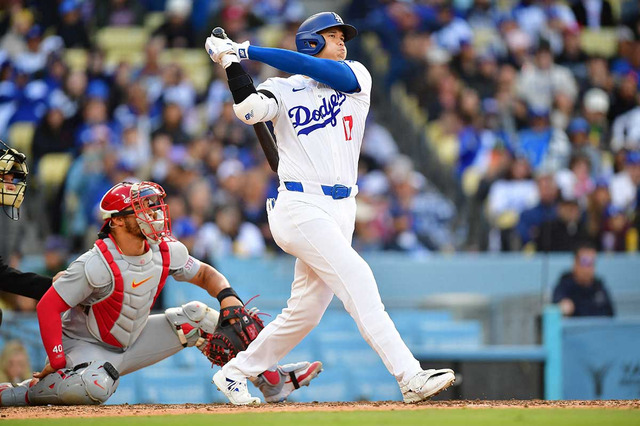 【MLB】大谷翔平の“移籍後初アーチ”はいつか? 最遅は22年の8試合目だが、一発が出ると量産モードへ 画像