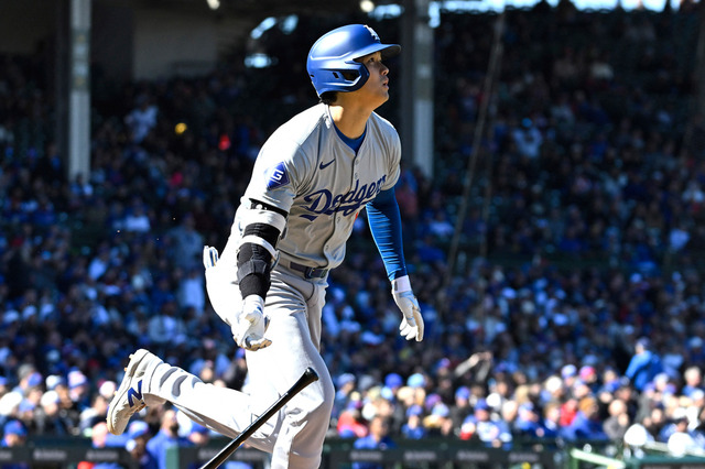 【MLB】大谷翔平、左翼への3試合ぶり3号“猛打賞”アーチ 現地メディア「非現実的な当たりだ」 画像