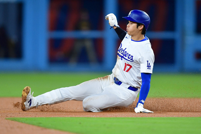 【MLB】「とにかく速すぎる」大谷翔平、打撃妨害で出塁し今季3盗塁目 米メディアも驚嘆「匠の仕事」 画像