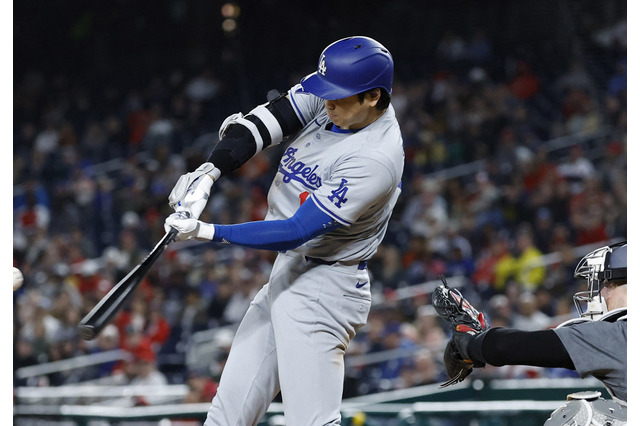 【MLB】ドジャースタジアムなら本塁打……大谷翔平の大飛球は「正直、変な打球だった」　好捕したブ軍選手「想定外の軌道」と振り返る 画像