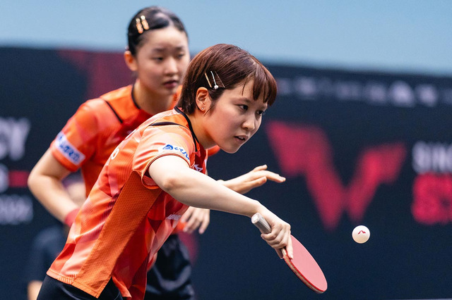 パリ五輪でのコンビ結成へ平野美宇、張本美和の快進撃なるか　関門は“韓国最強ぺア”が待ち受ける準決勝か【サウジスマッシュ】 画像